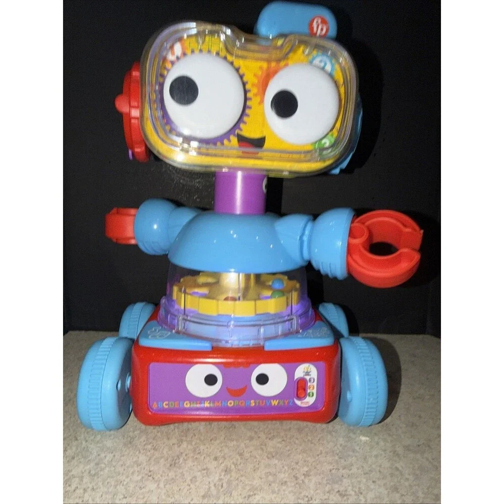 Fisher-Price Baby Learning 4-in -1 Toy Robot w/ Lights Music & Smart Stages